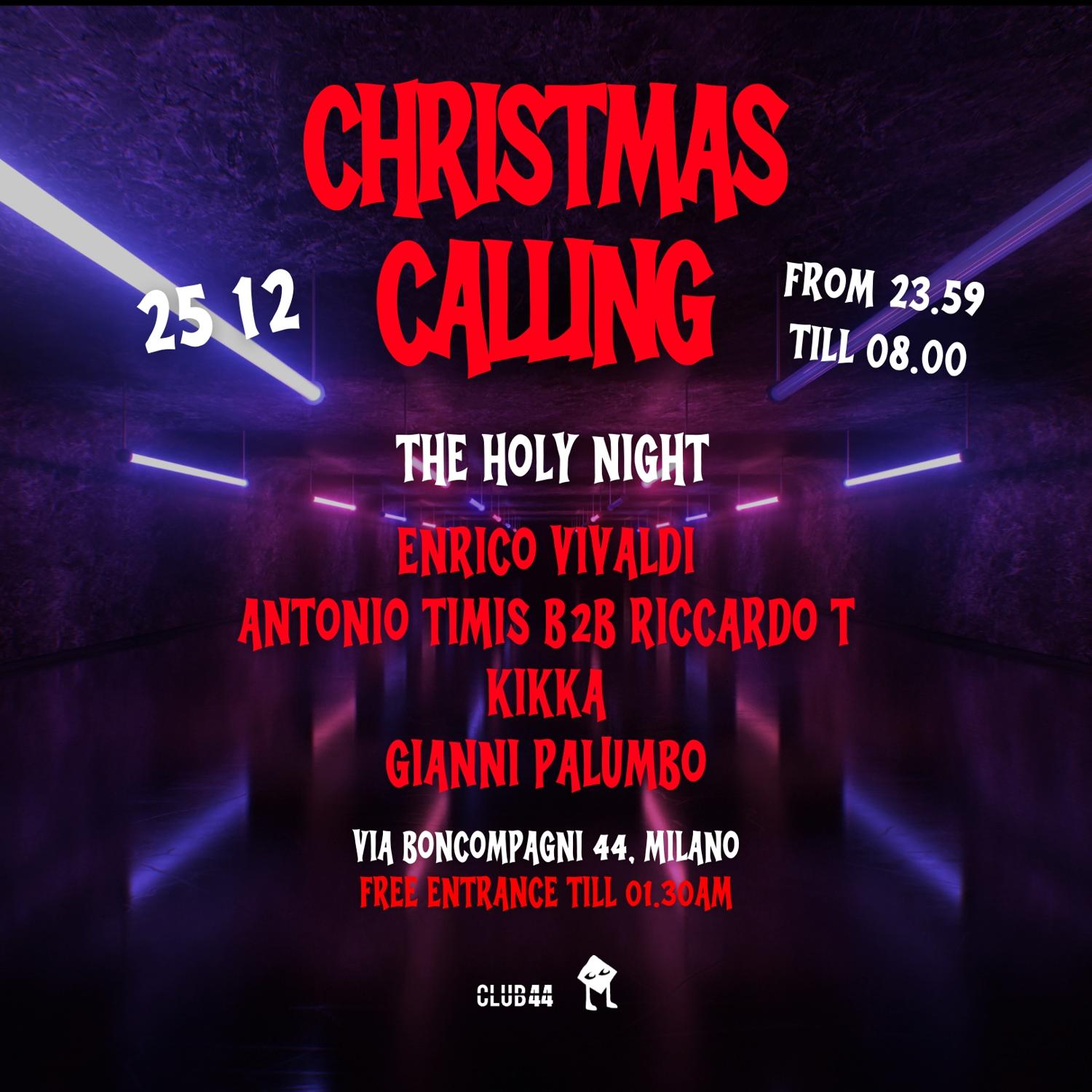 Christmas Calling At Main Club