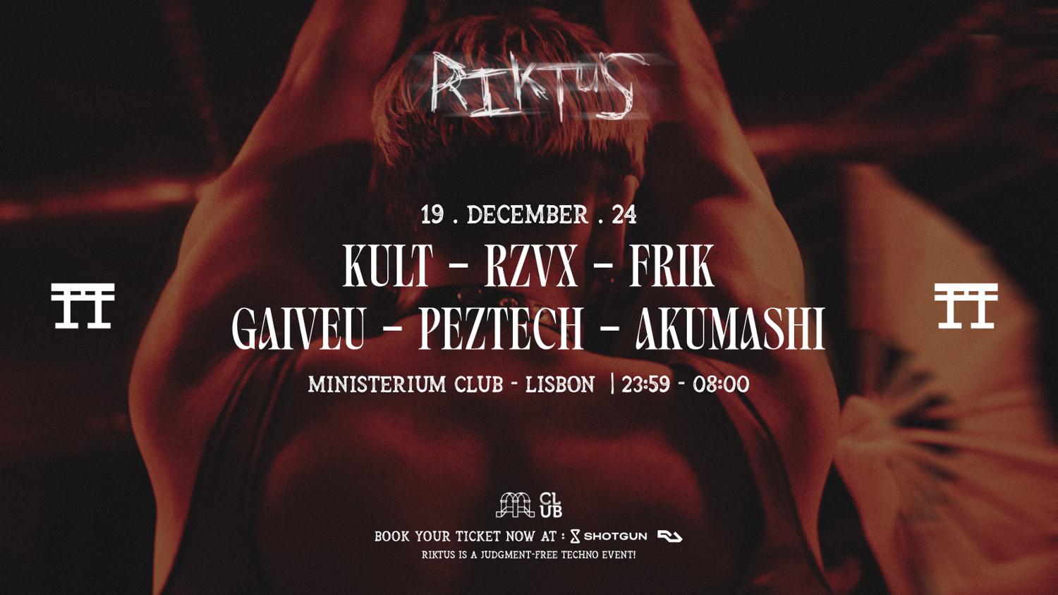 Riktus X Tft With Kult (Nl), Rzvx, Frik, Gaiveu, Peztech And Akumashi