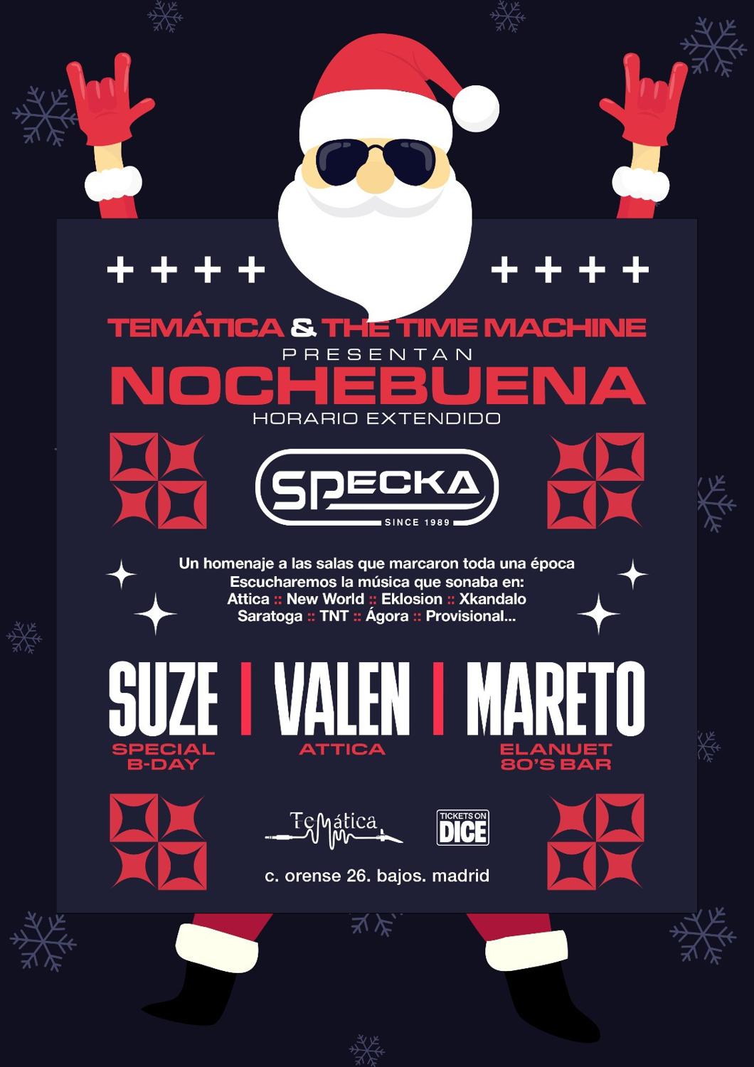 Nochebuena - Temática & The Time Machine