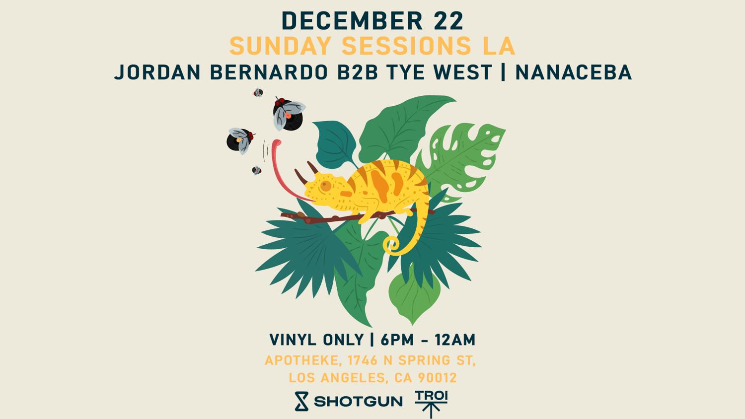 Sunday Sessions La (Vinyl Only) [Tickets Avail At The Door] Open-Air