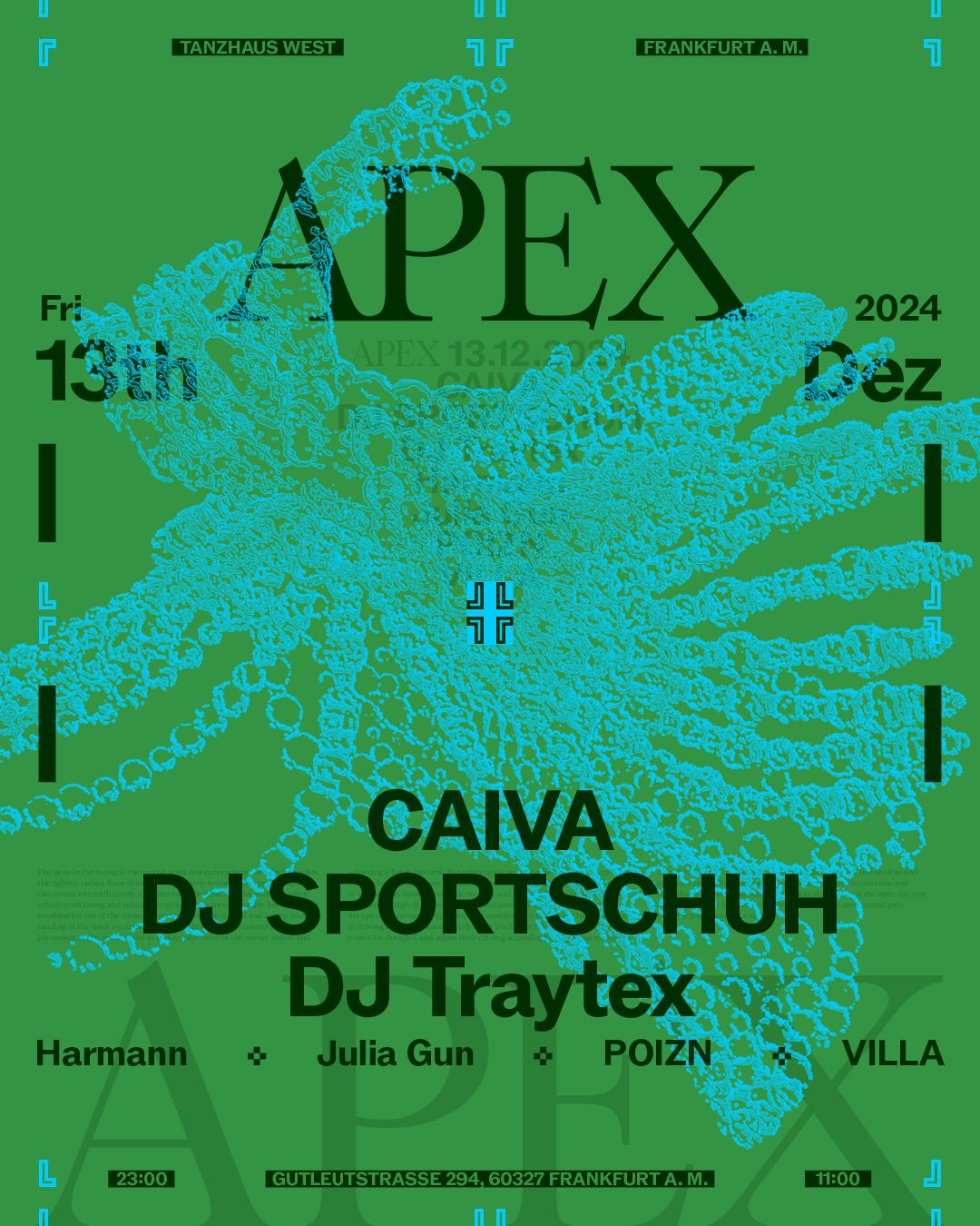 Apex With Caiva, Dj Sportschuh & Dj Traytex