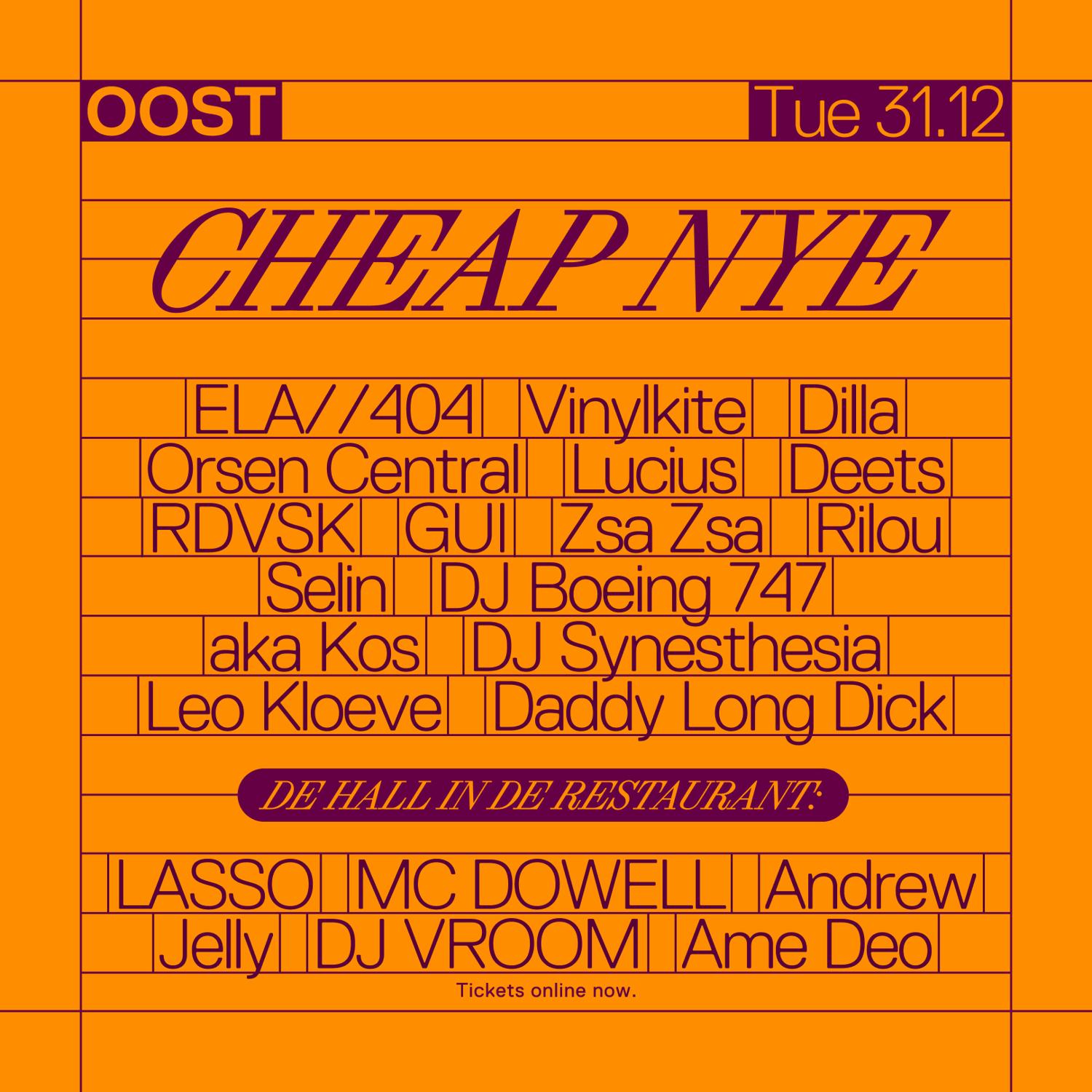 Oost • Cheap Nye