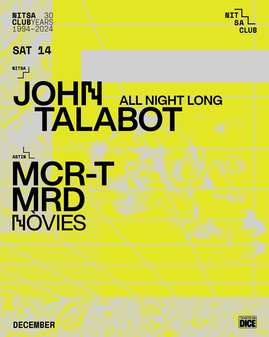 John Talabot Al Night Long / Mcr-T · Mrd · Nòvies