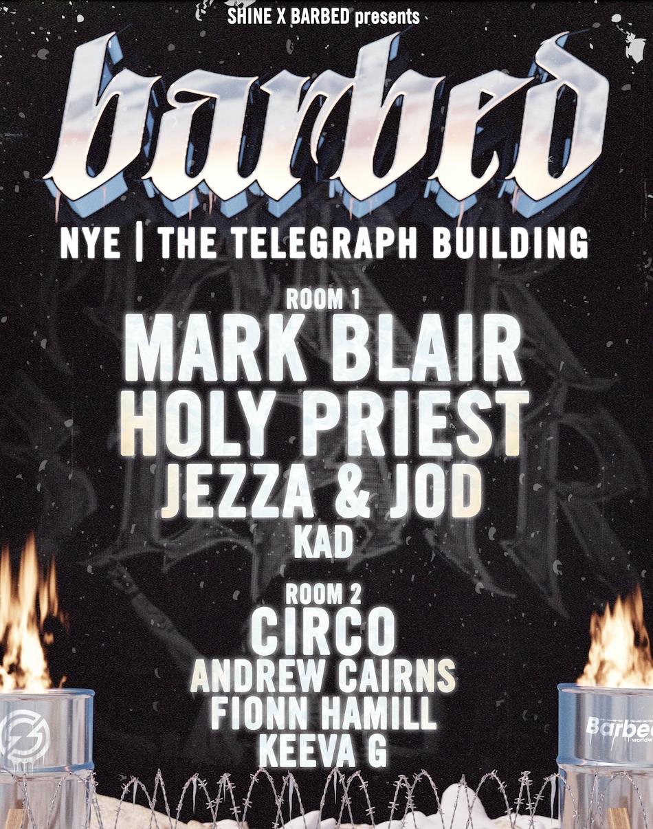 Shine Nye X Barbed — Mark Blair, Holy Priest + More