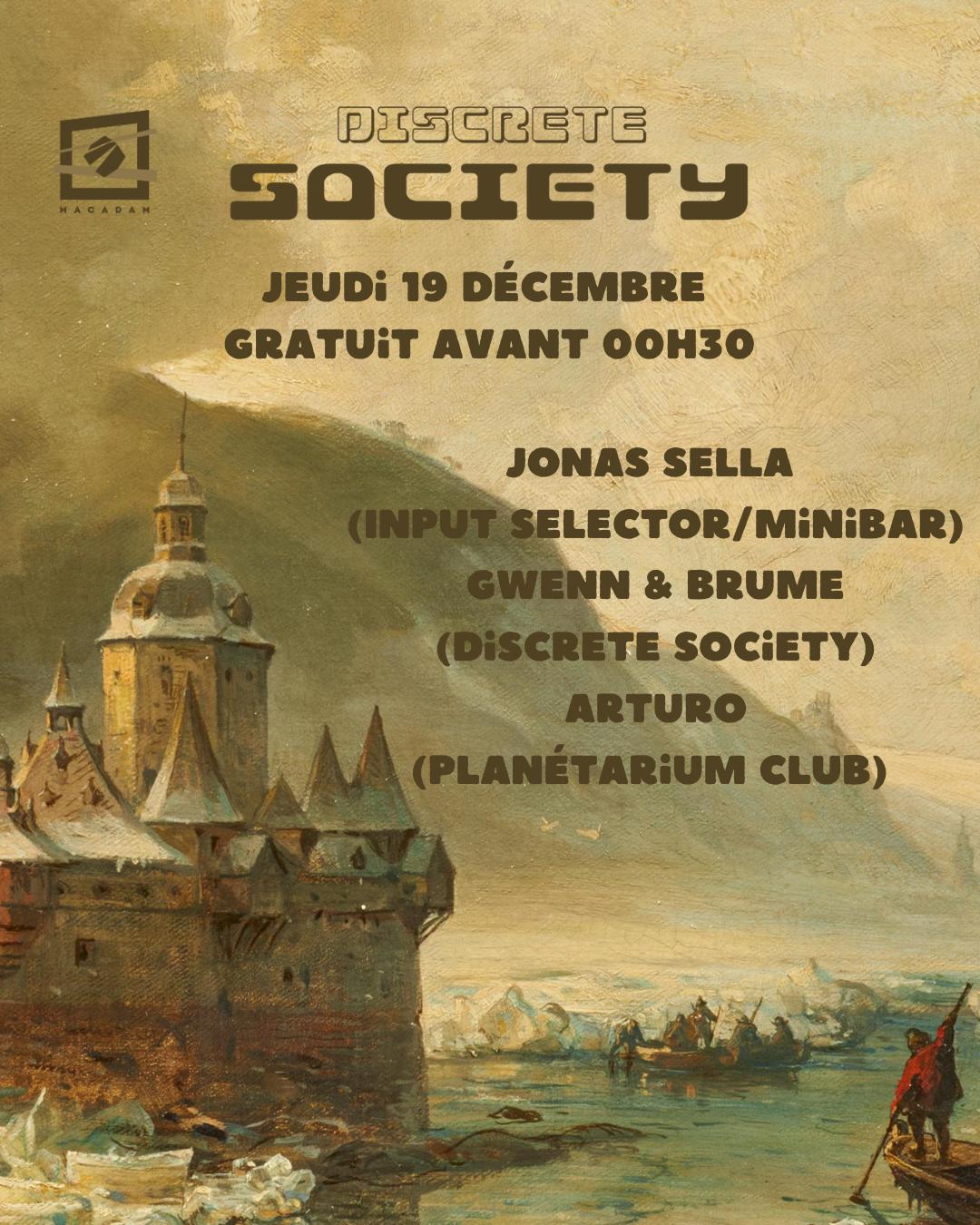 Discrete Society Invite Jonnas Sella