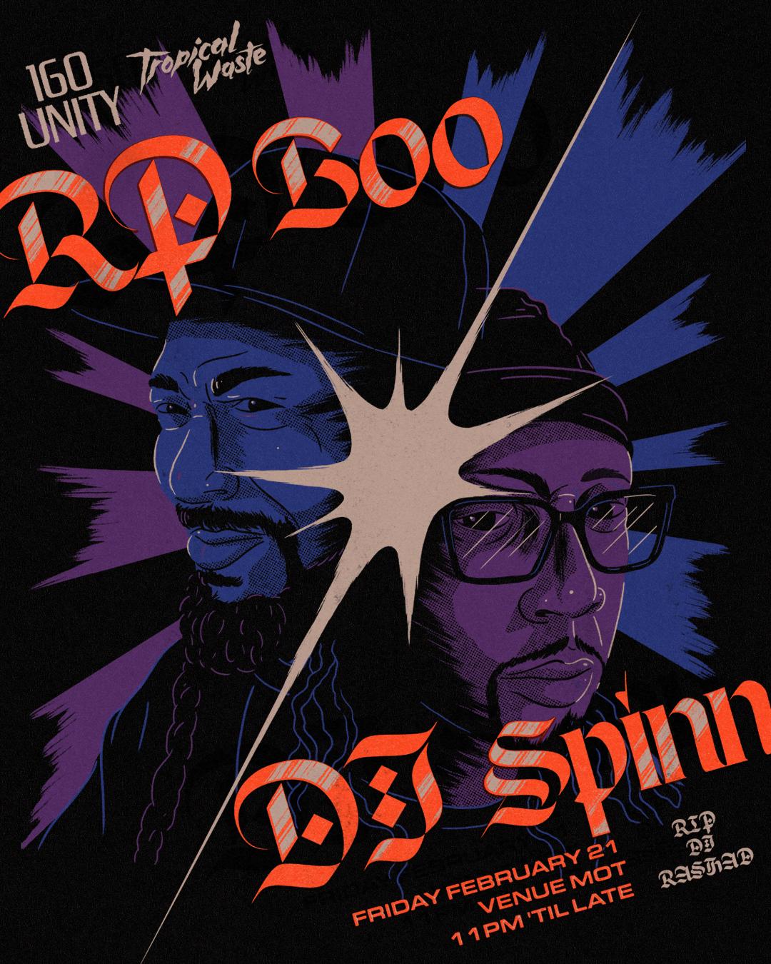 160 Unity: Rp Boo, Dj Spinn, Kode9, Big Dope P, Thempress, Seb B2B Jeneen, Sohotsospicy