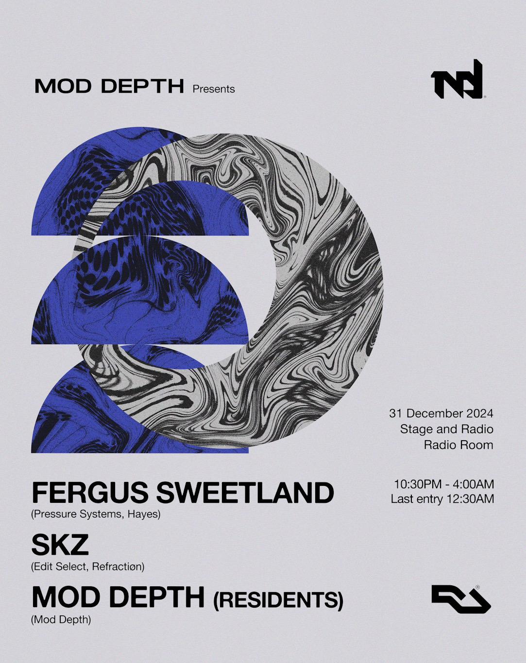 Mod Depth / Nye With Fergus Sweetland, Skz 