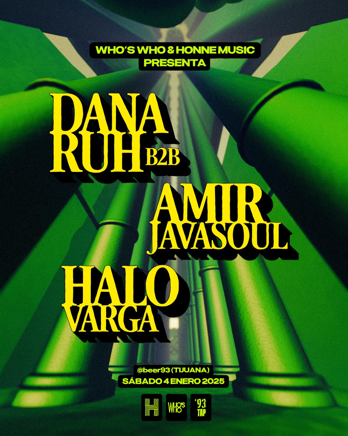 Wh8'S & Honne Present: Dana Ruh B2B Amir Javasoul & Halo Varga