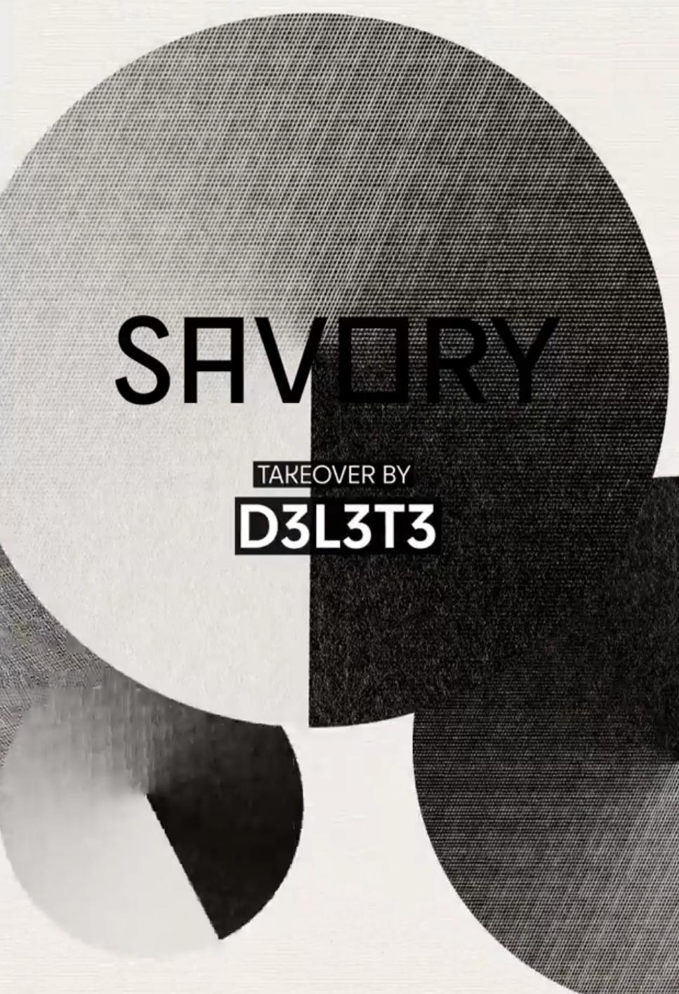 (5€) Savory - Techno Every Thursday