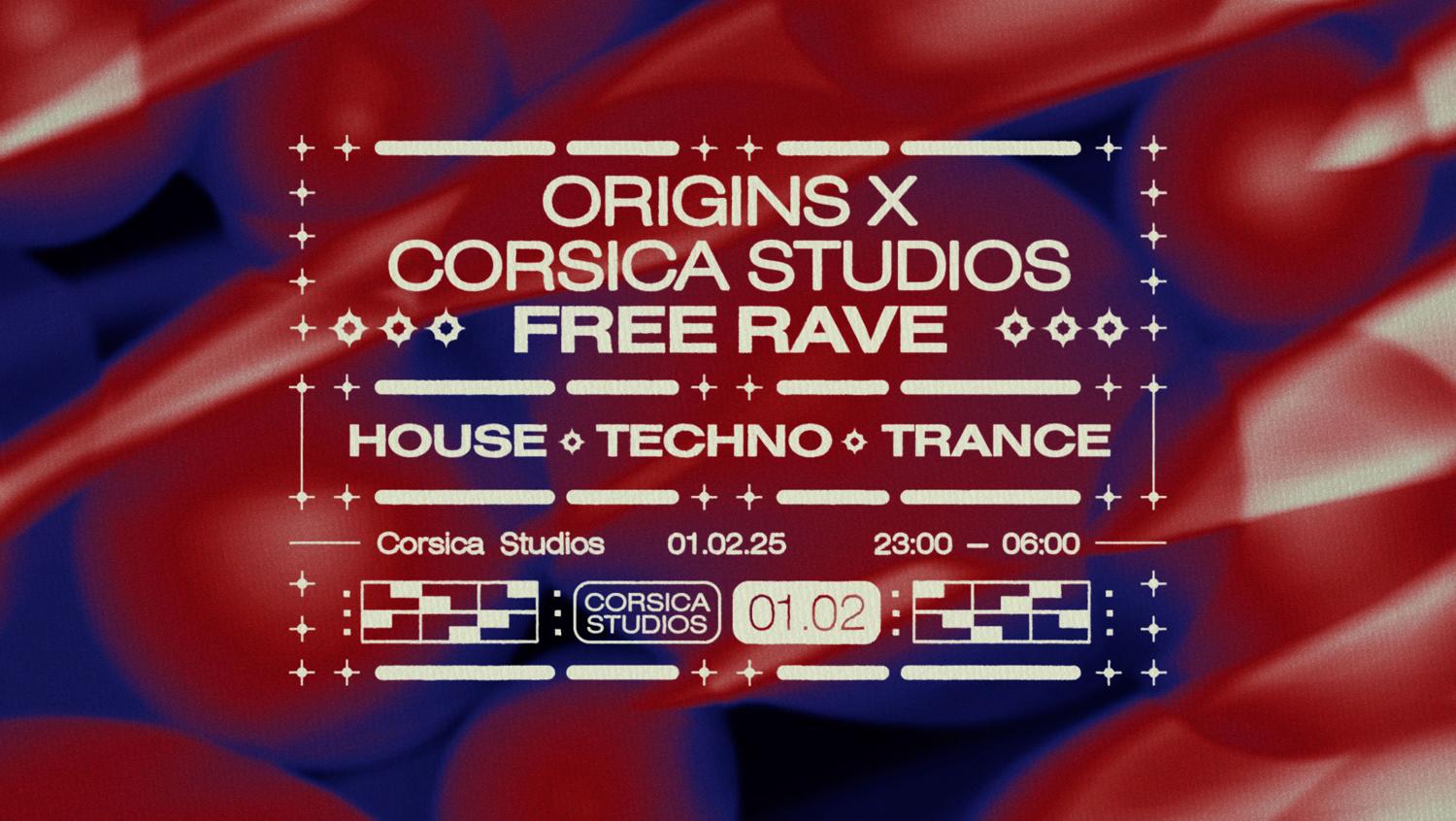 Origins X Corsica Rave: House, Techno, Trance