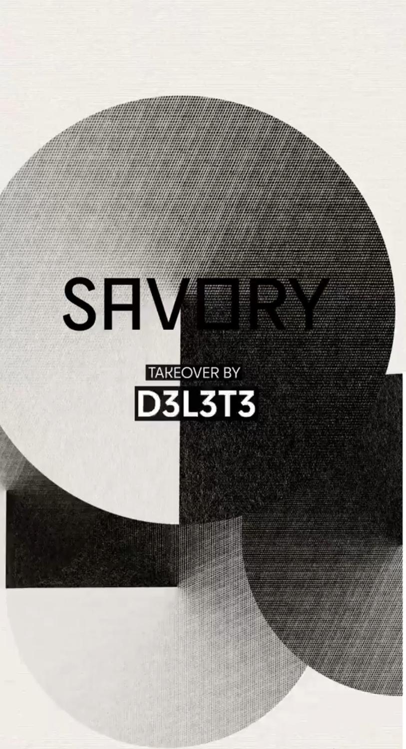 (5€) Savory - Techno Every Thursday