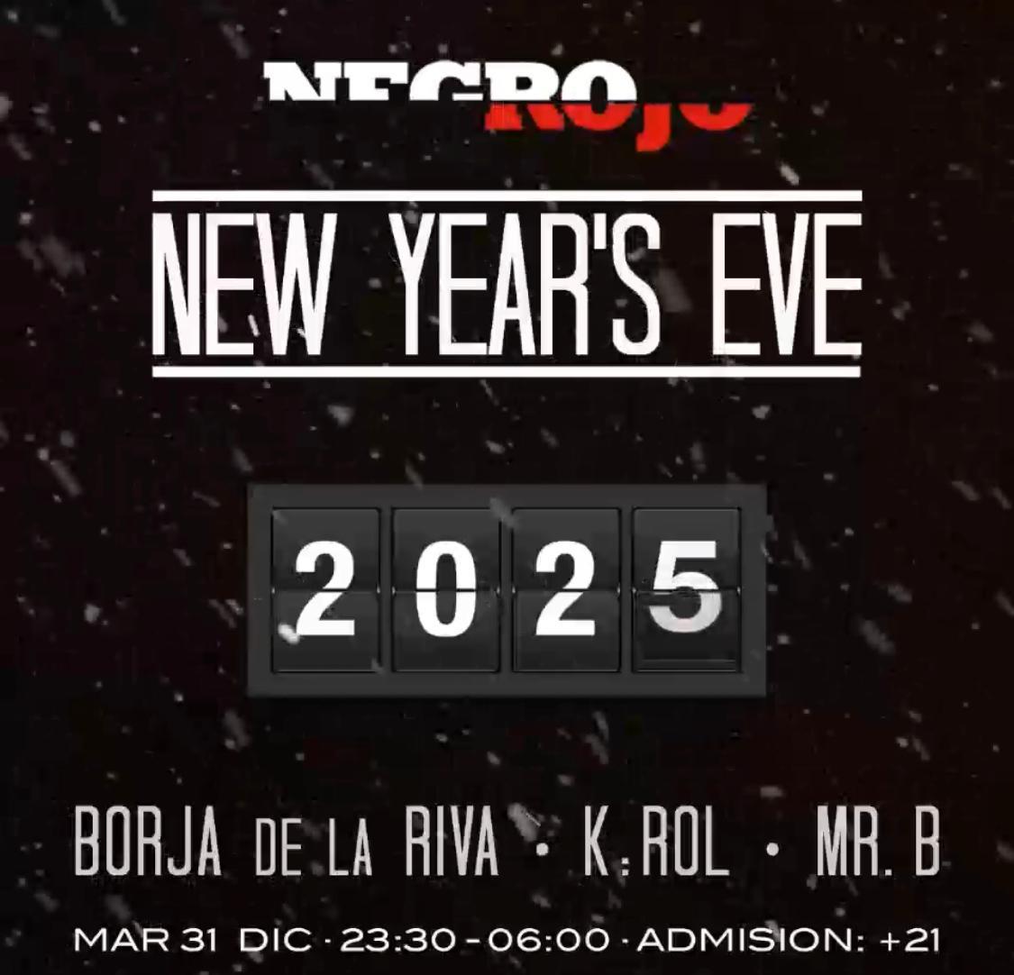 New Year´S Eve At Negro/Rojo