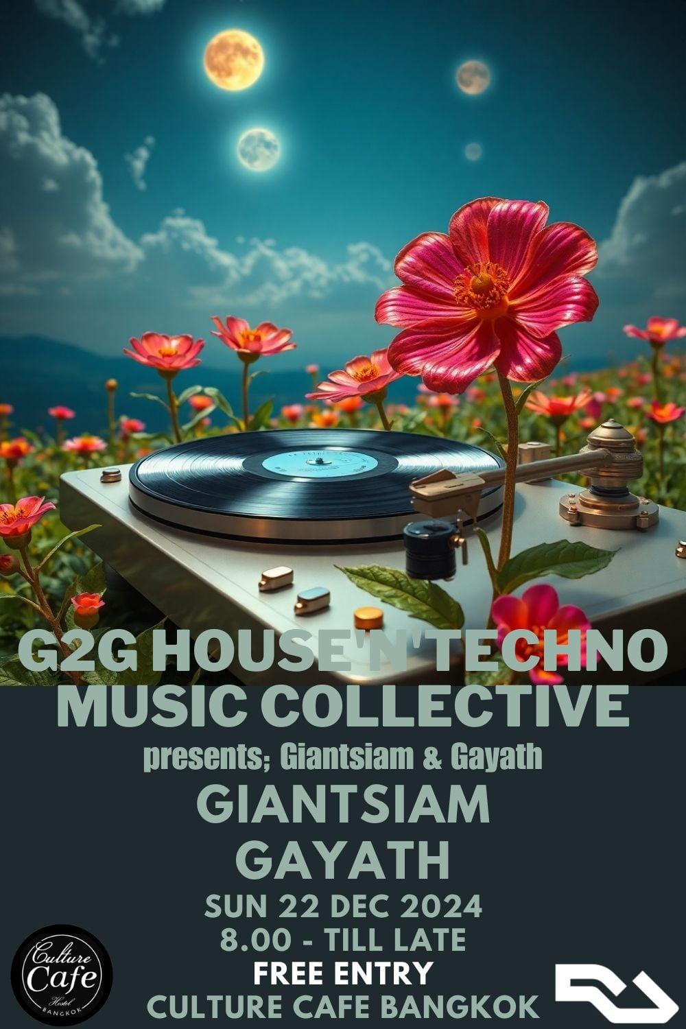 G2G House'N'Techno Music Collective Presents; Giantsiam & Gayath