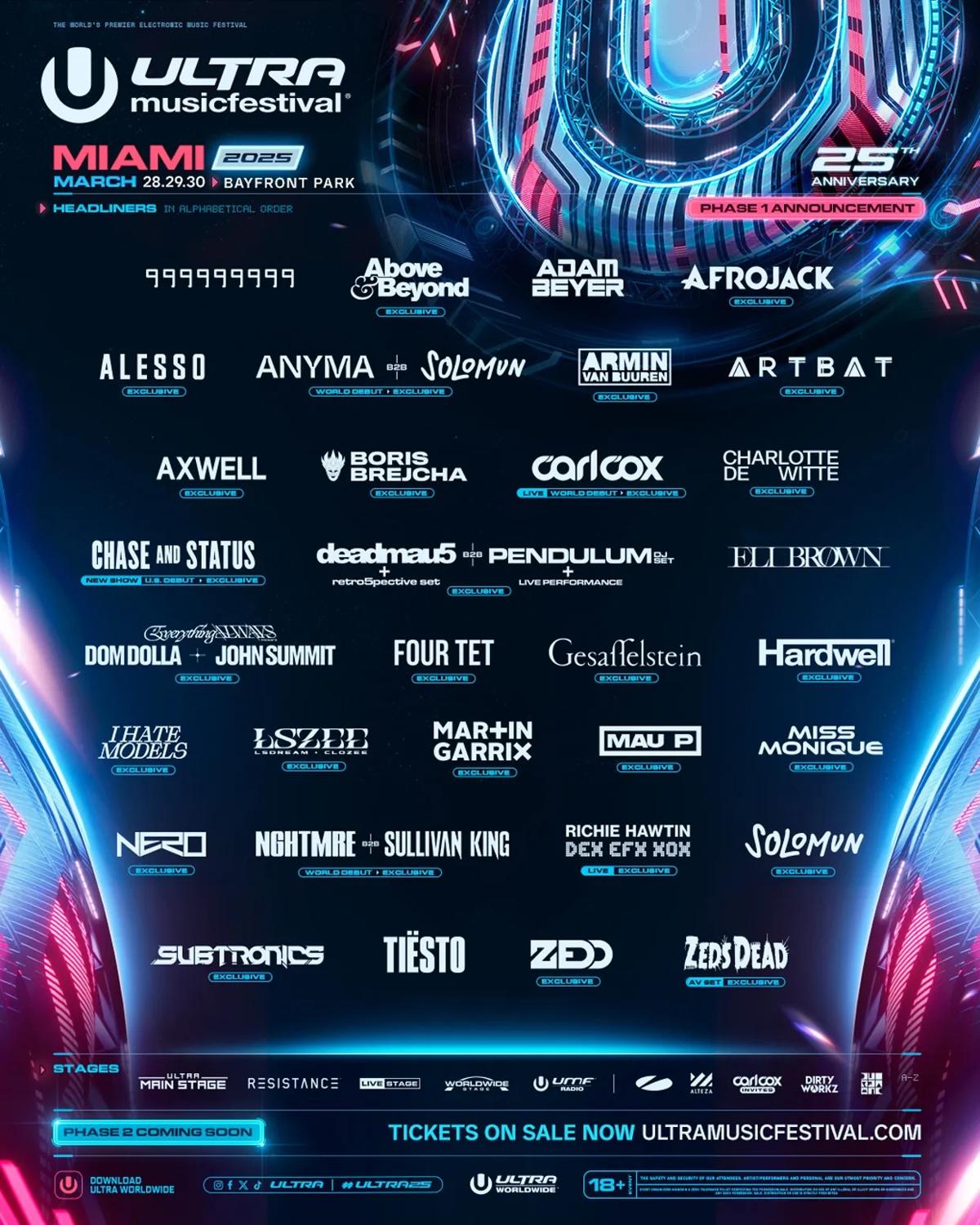 Ultra Music Festival 2025