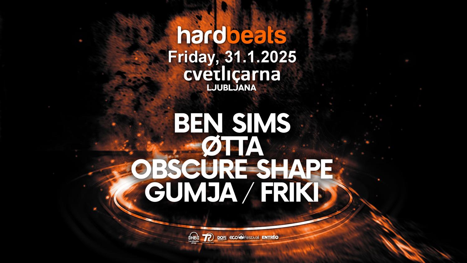 Hardbeats With Ben Sims, Øtta, Obscure Shape & Gumja