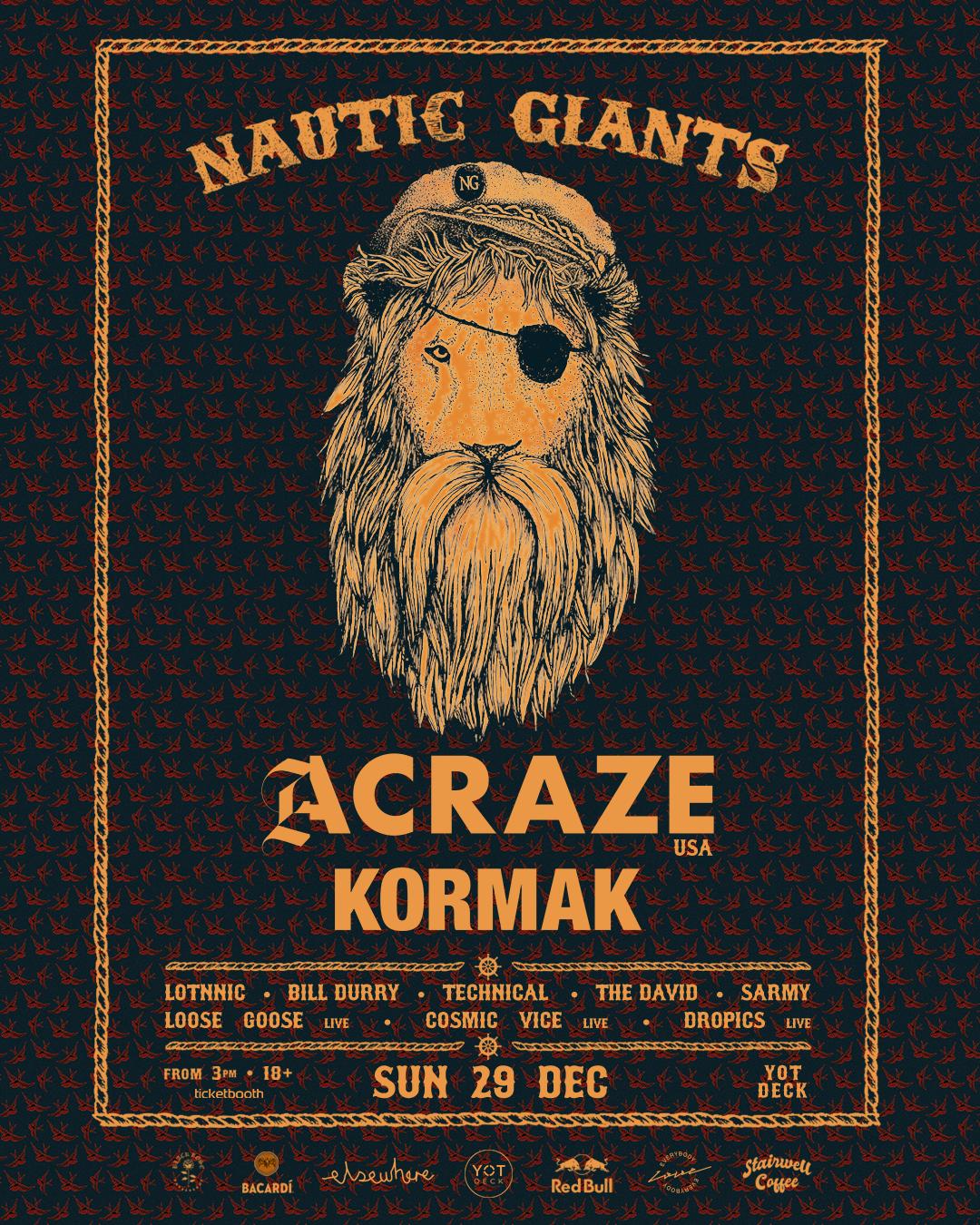 Nautic Giants Feat. Acraze (Usa) + Kormak (Defected)