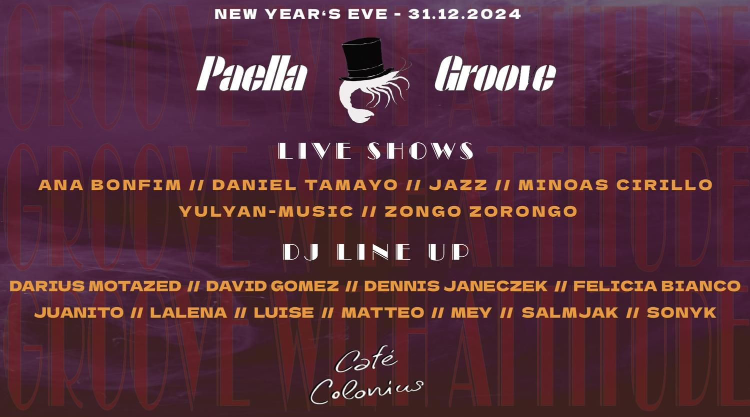 Nye - Groove With Attitude - Paella Groove X Cafe Colonius