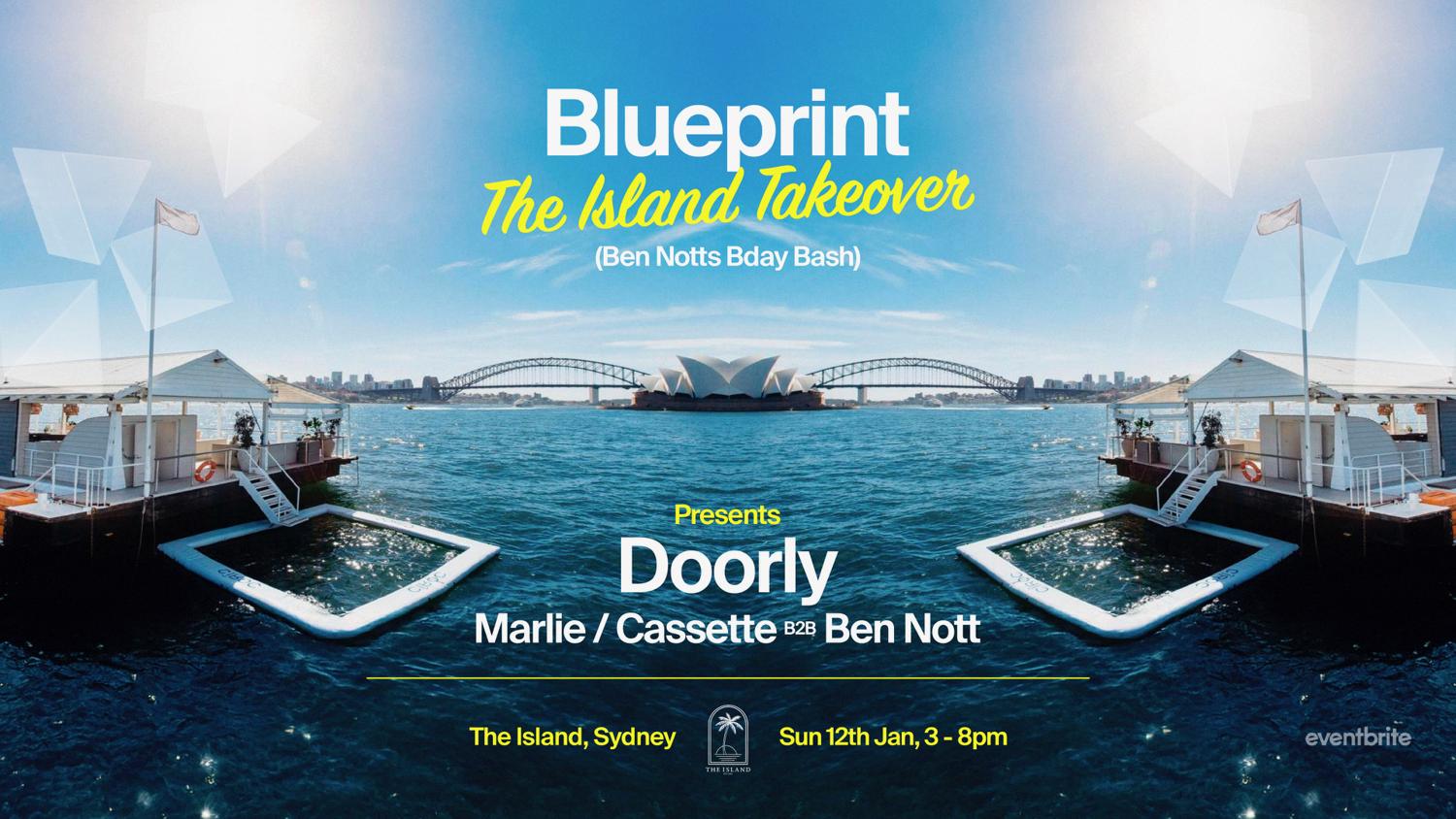 Blueprint Presents The Island Ft Doorly (Uk), Marlie (Uk) Cassette & Ben Nott (Notts Bday)