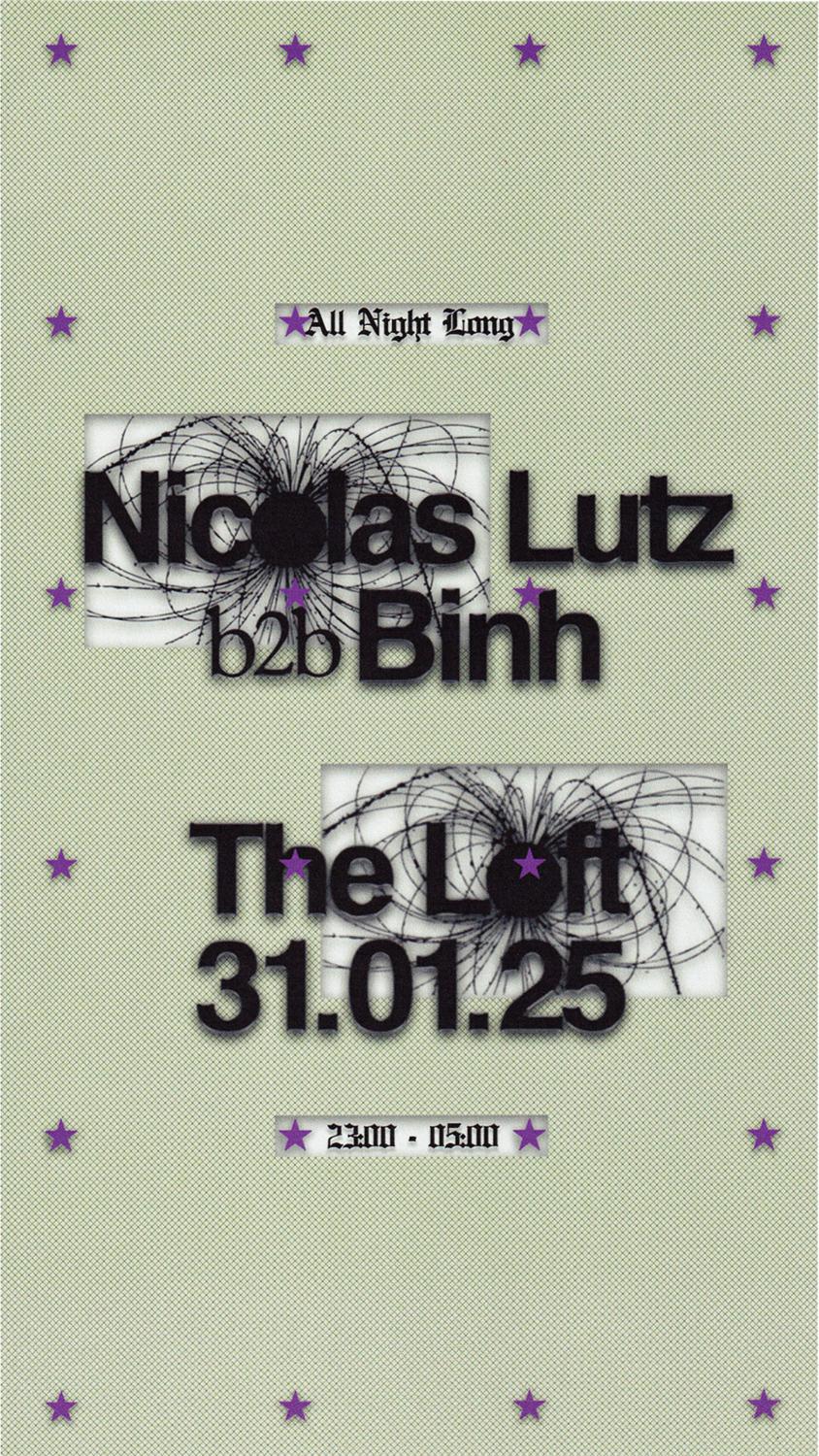 Nicolas Lutz B2B Binh (All Night Long)