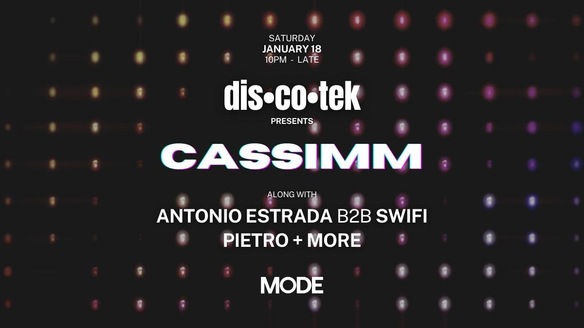 Cassimm By Dis-Co-Tek