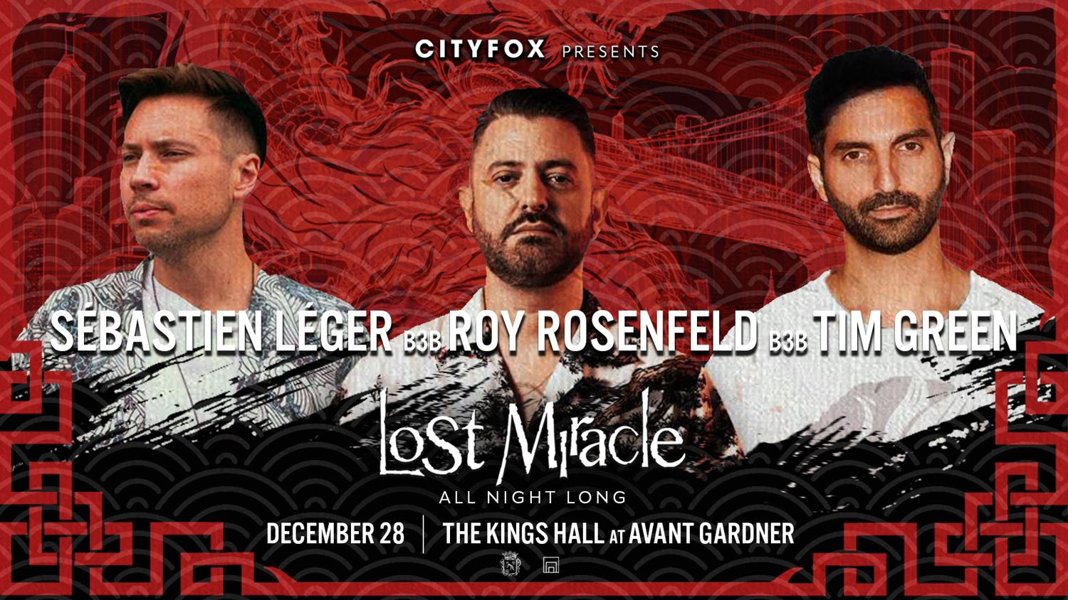 Cityfox Presents: Sébastien Léger X Roy Rosenfeld X Tim Green