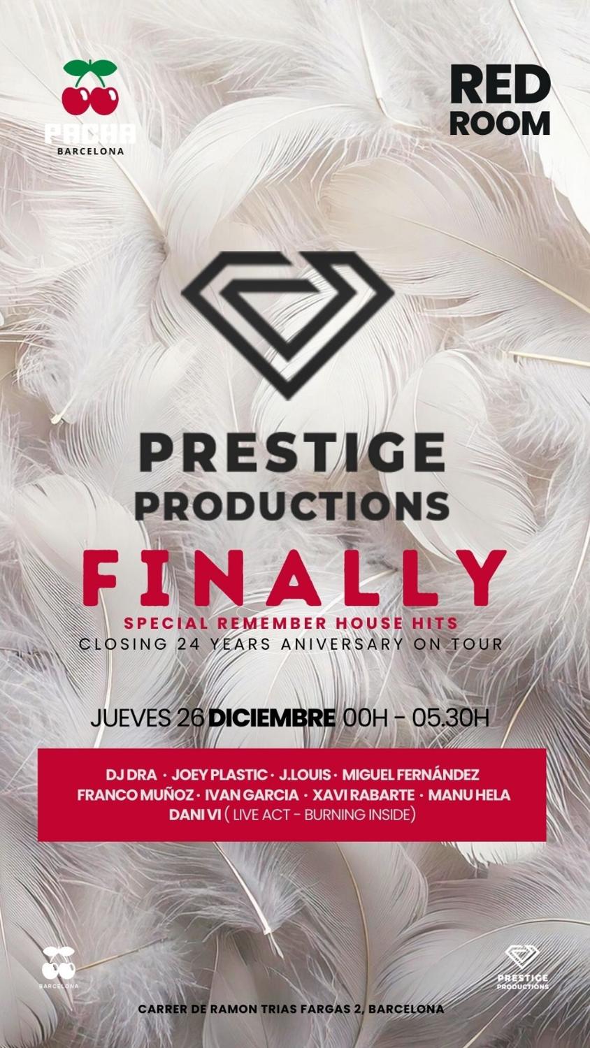 (Free Tickets) Prestige Productions Closing 24 Years Anniversary At Red Room