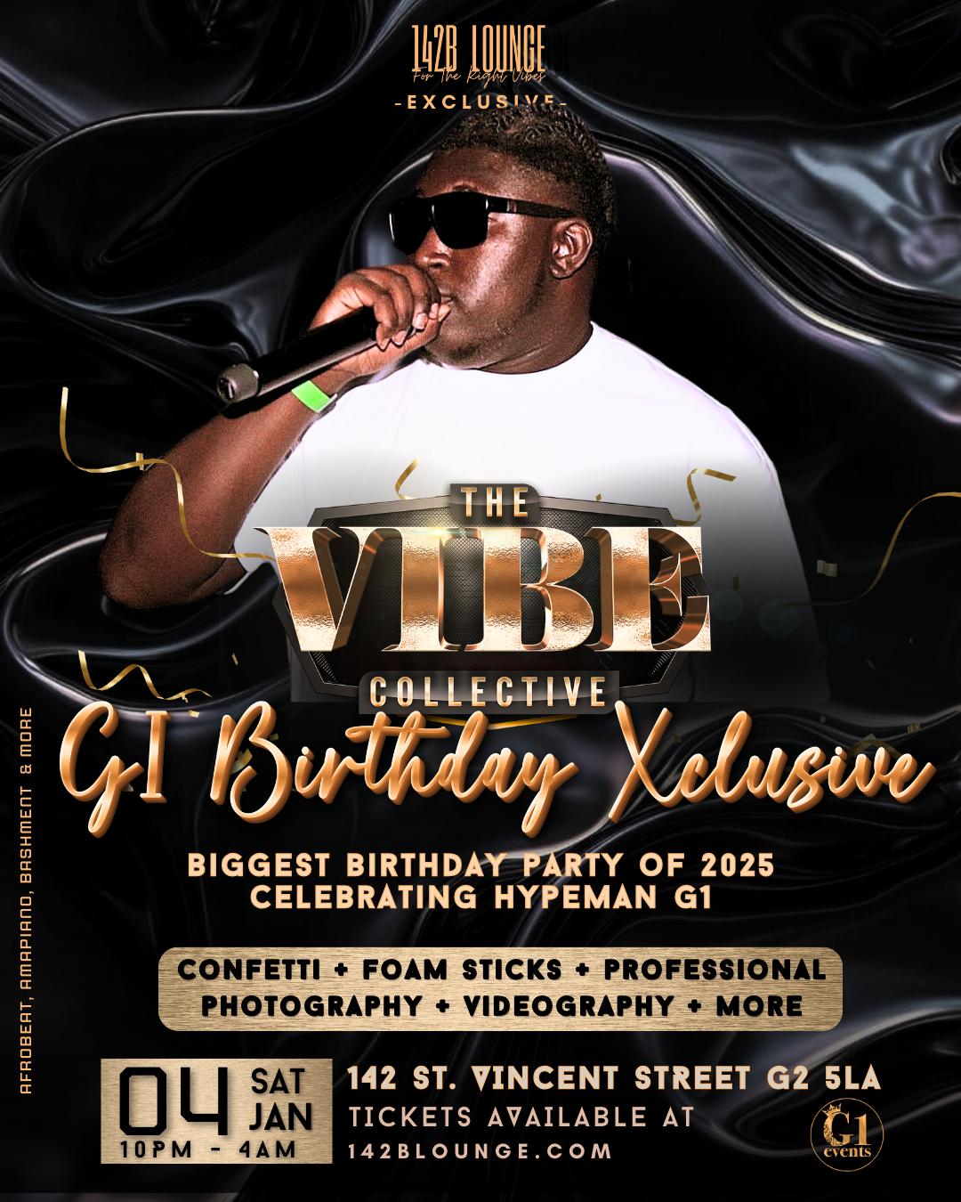 The Vibe Collective:G1 Bday Exclusive – Dj Jola Live In Glasgow