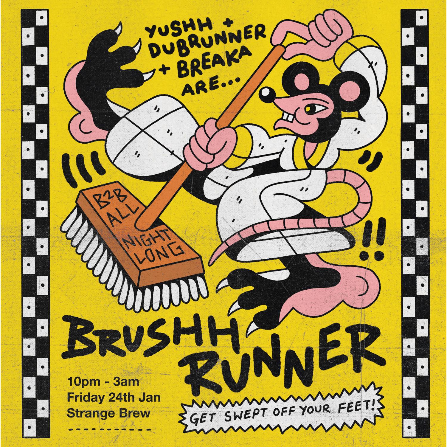 Brushhrunner (Breaka, Yushh & Dubrunner) [All Night Long]