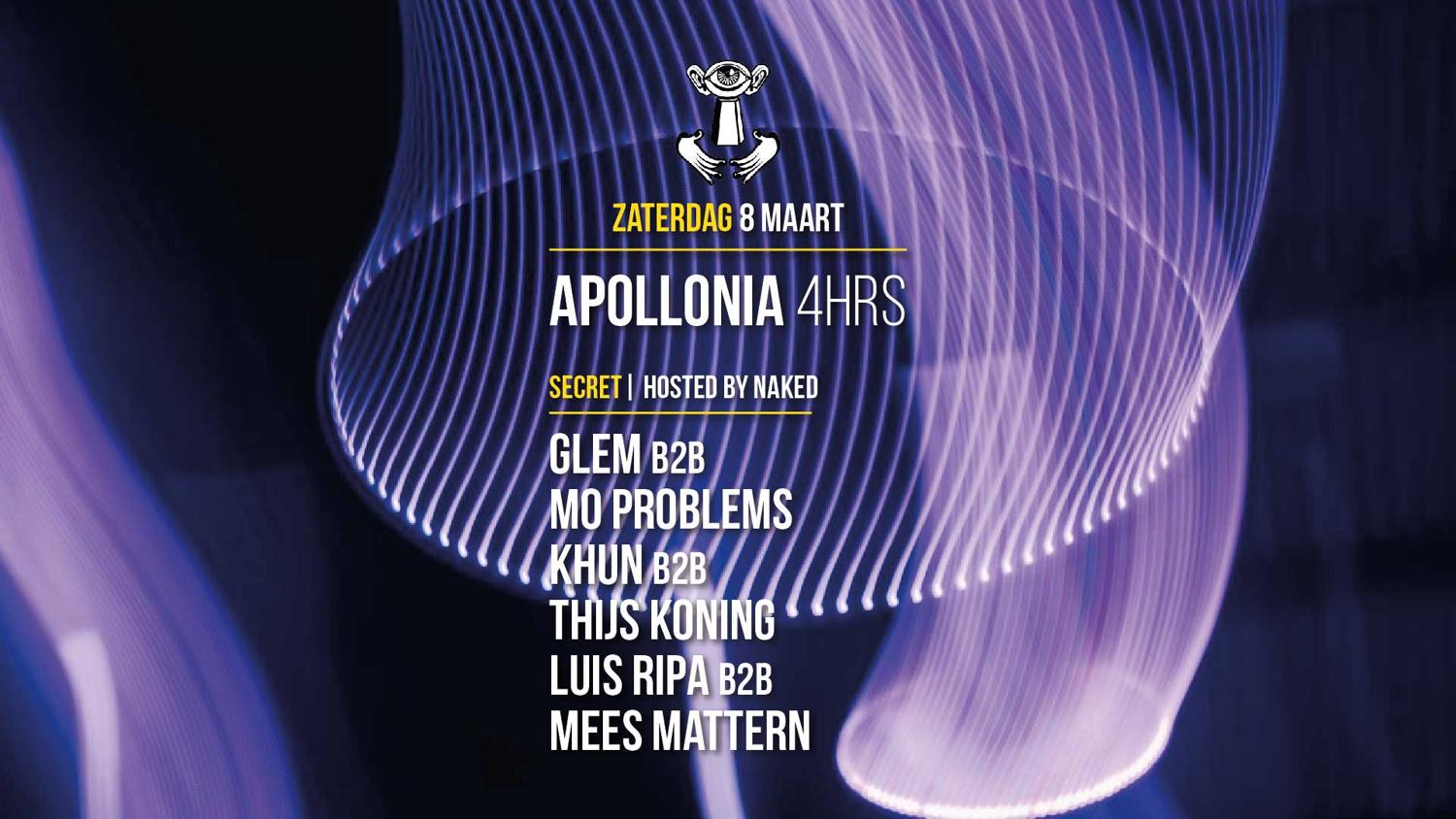 8 Mrt - Thuishaven With Apollonia 4Hrs / Naked Records