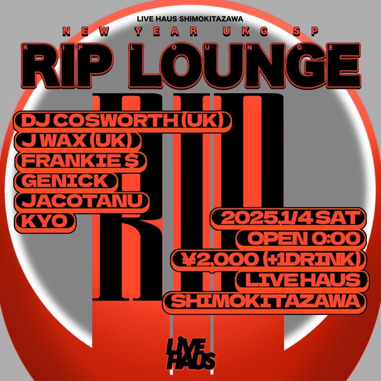 Rip Lounge -New Year Ukg Sp-