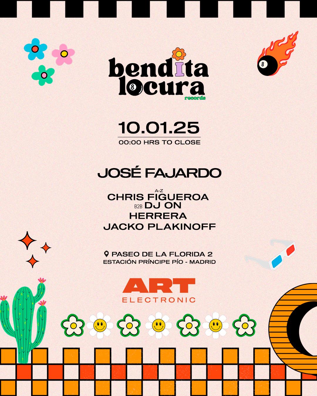 Bendita Locura: Jose Fajardo / Chris Figueroa / Dj On / Herrera / Jacko Plakinoff