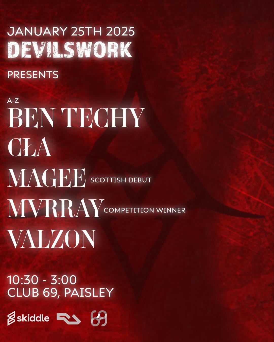 Devilswork Presents Ben Techy