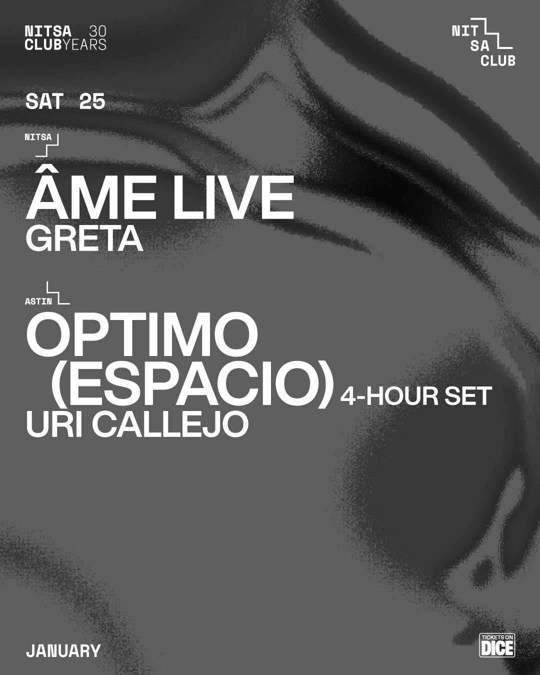 Âme Live / Optimo (Espacio) 4-Hour Set