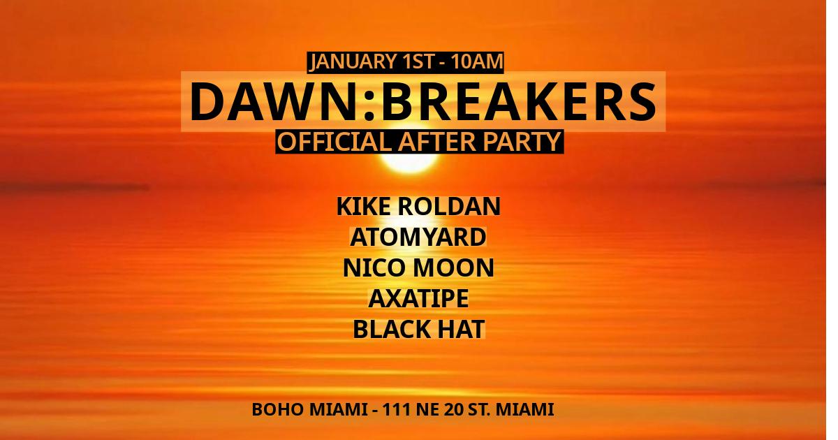 Nye After Hours At Boho Miami (After Boat) 4Th Edition