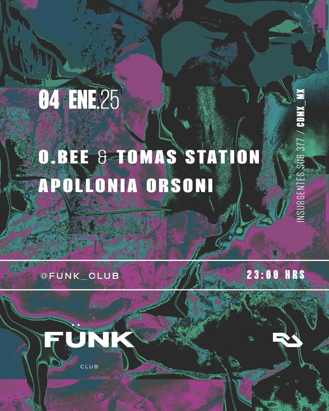 O.Bee & Tomas Station + Apollonia Orsoni