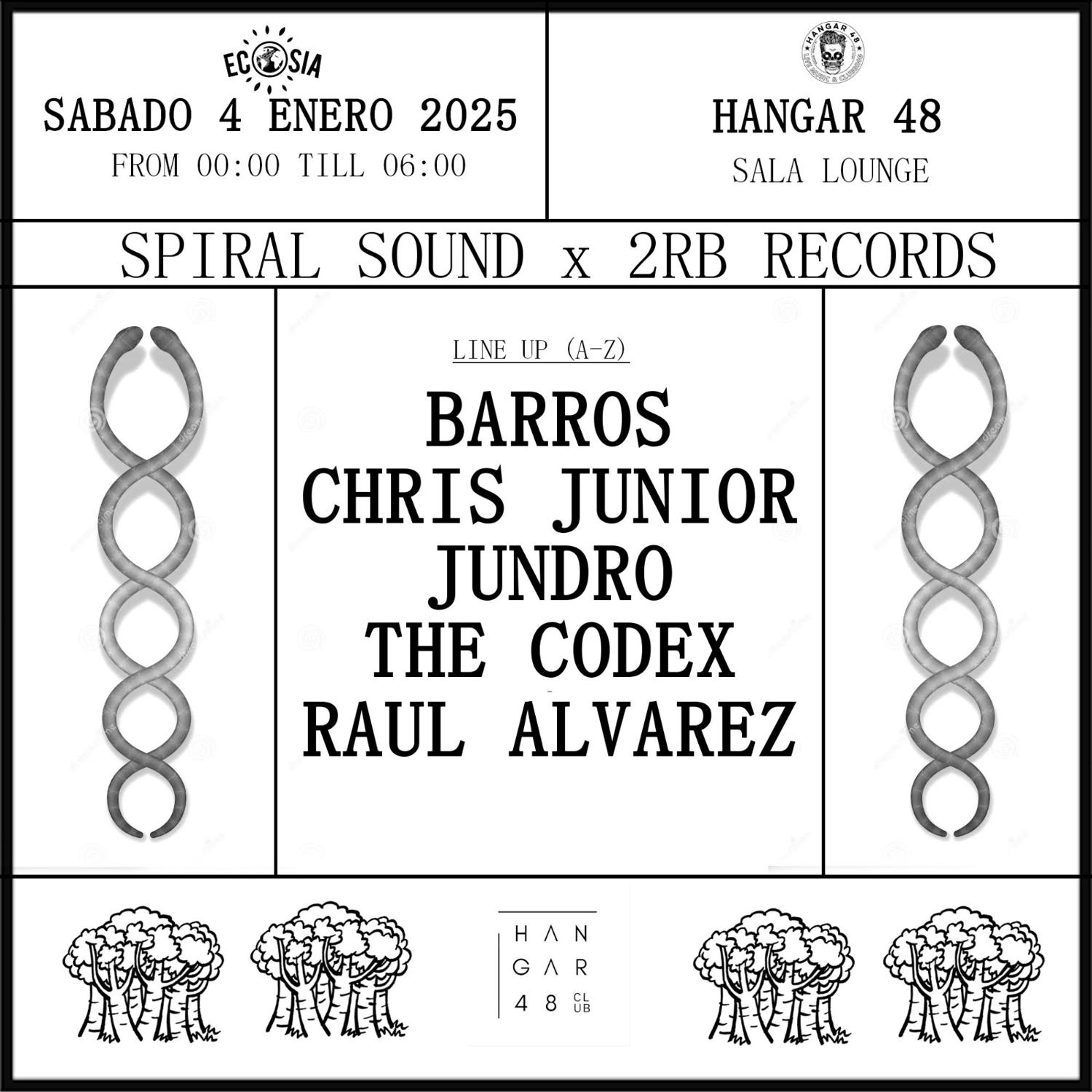 Spiral Sound X 2Rb Records-Barros. Chris Junior, Jundro, The Codex, Raul Alvarez