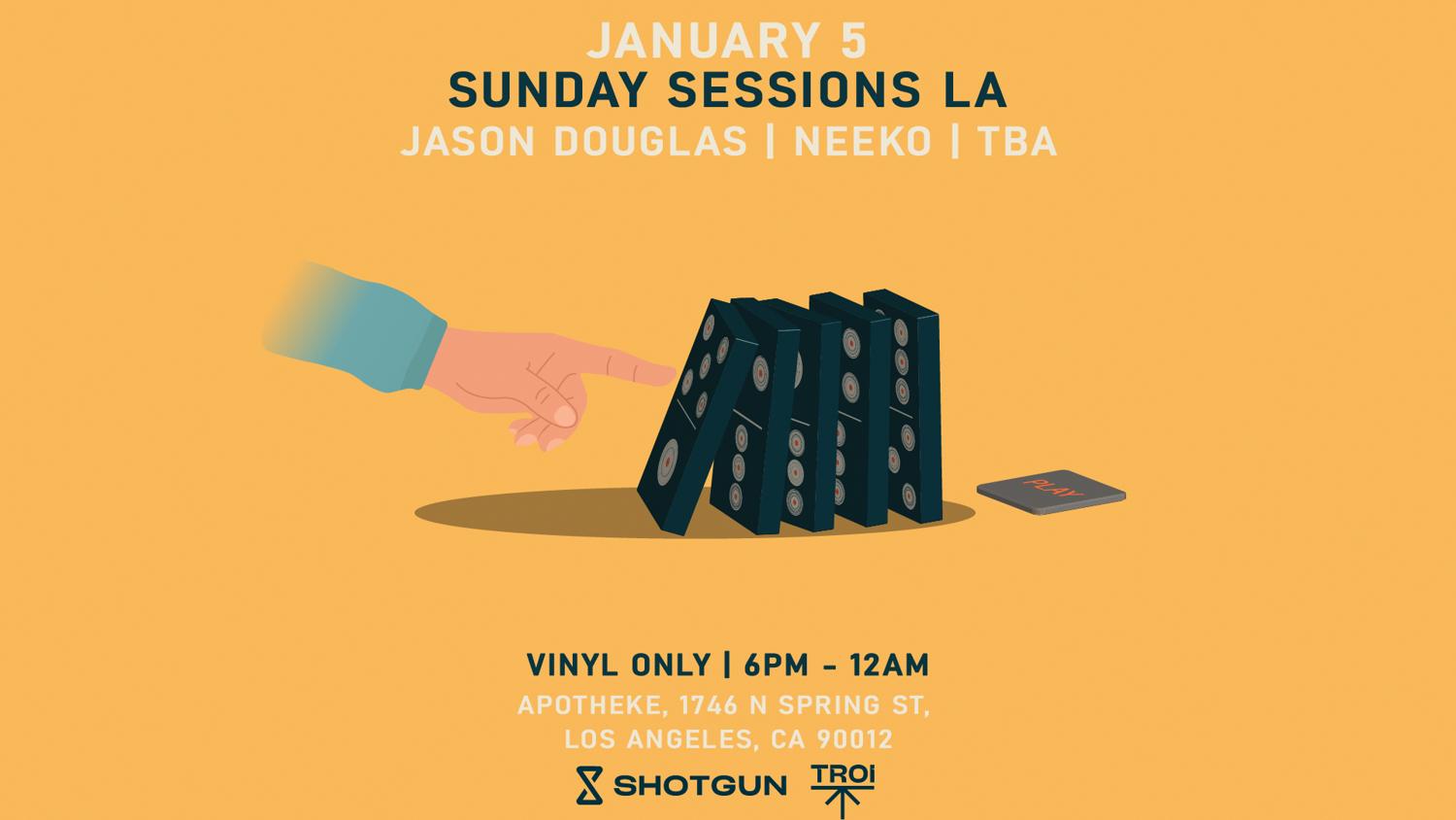 Sunday Sessions La (Vinyl Only) [Tickets Avail At The Door] Open-Air