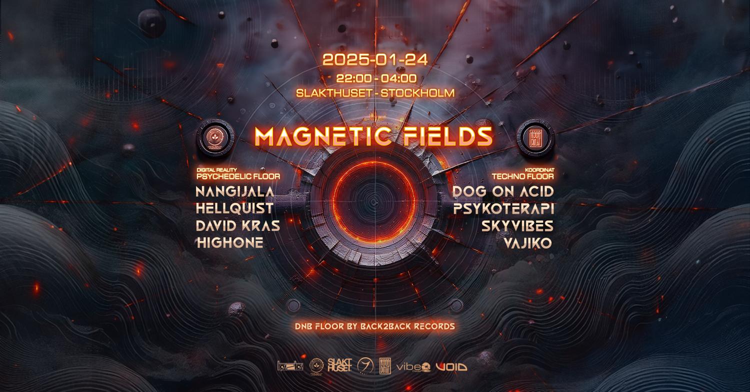 Magnetic Fields - 3 Floors - Techno - Psychedelic - Drum & Bass