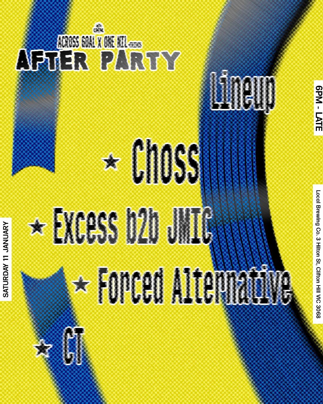 Across Goal X One Nil Afterparty