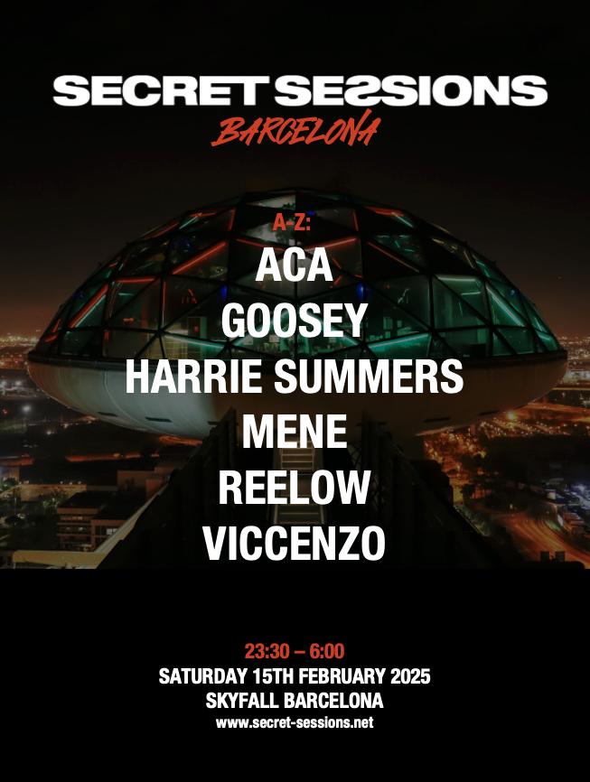 Secret Sessions Barcelona - Skyfall Rooftop 360 Degrees Bcn W/ Reelow, Mene, Aca (Yu), Goosey