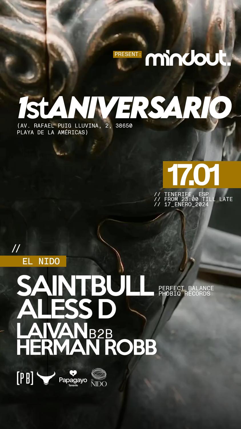 Saintbull, Aless D - Mindout Aniversario