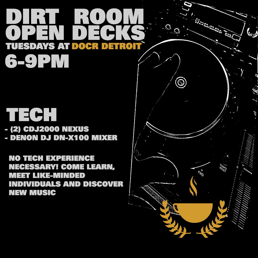 Dirt Room Open Decks