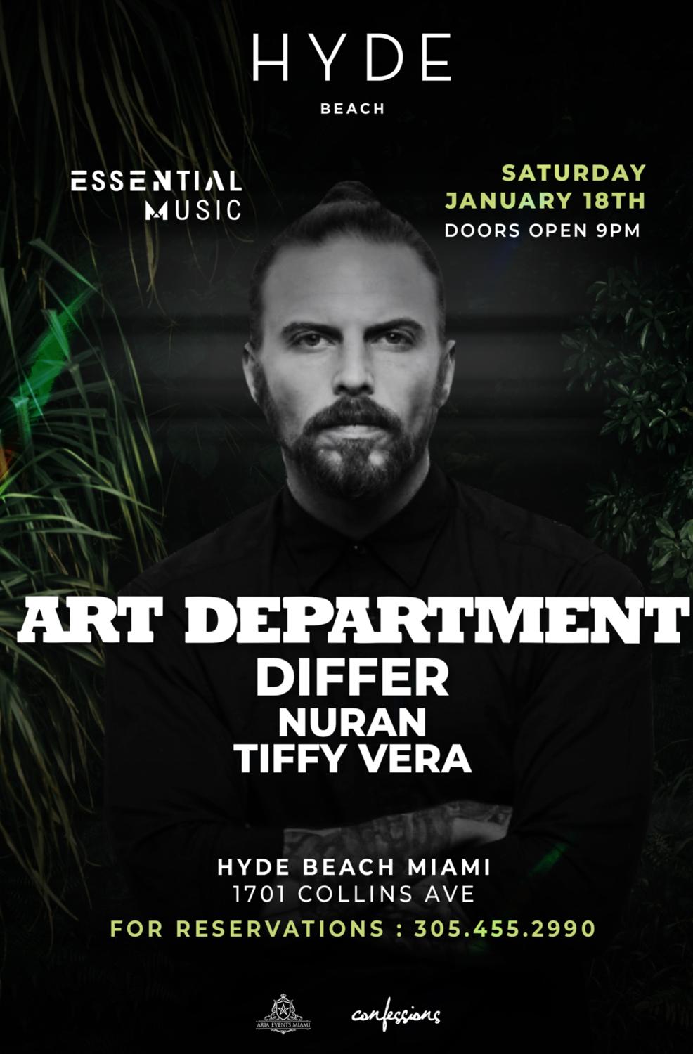 Art Department At Hyde Beach Miami