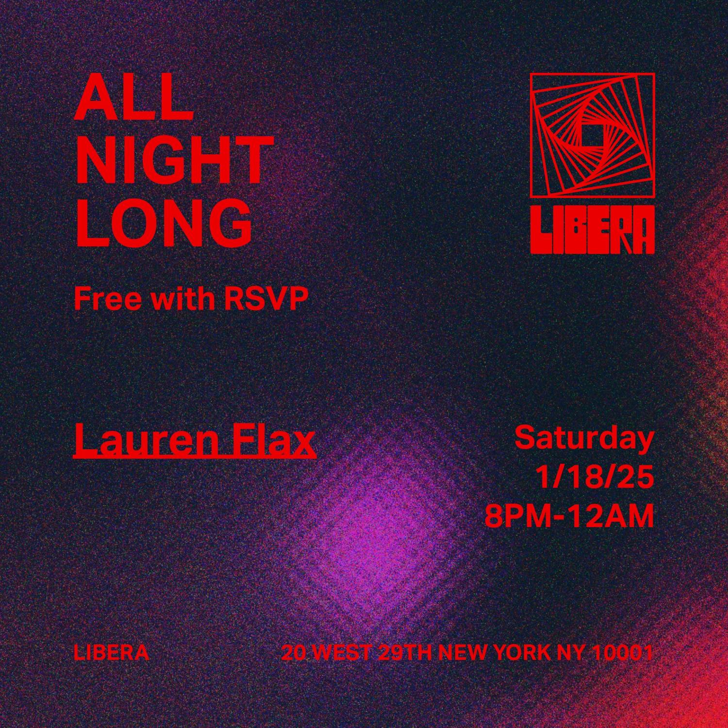 Lauren Flax – All Night Long