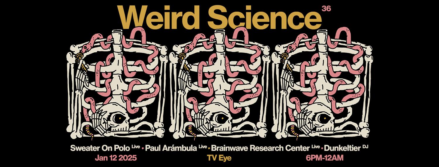 Weird Science With Dunkeltier, Sweater On Polo, Brainwave Research Center, Paul Arámbula