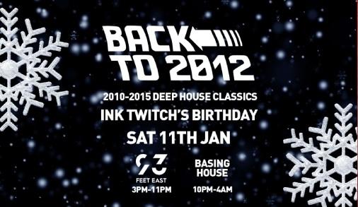 Back To 2012 Deep House Classics Afterparty