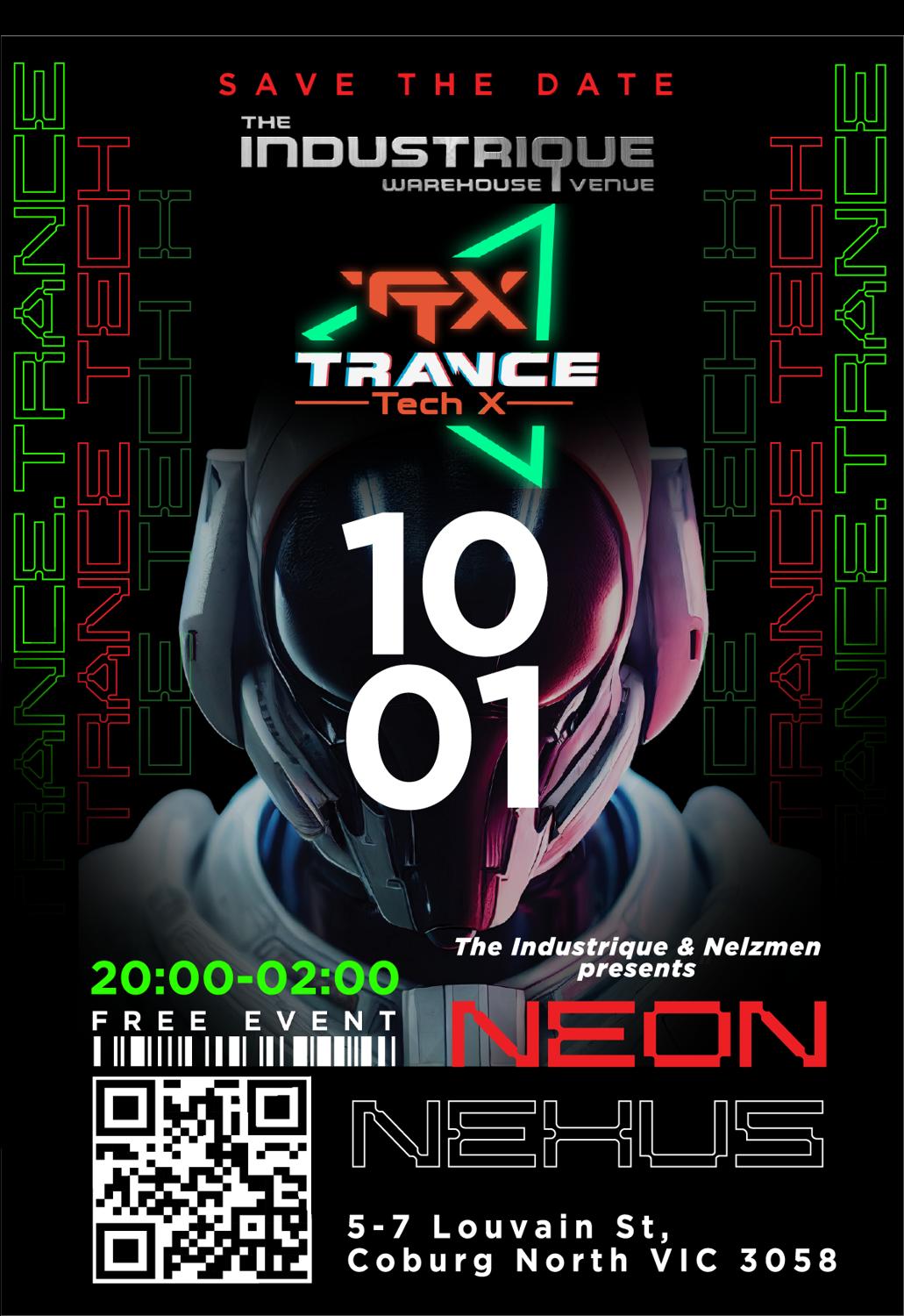 Industrique And Nelzmen Presents: Trance Tech X - Neon Nexus