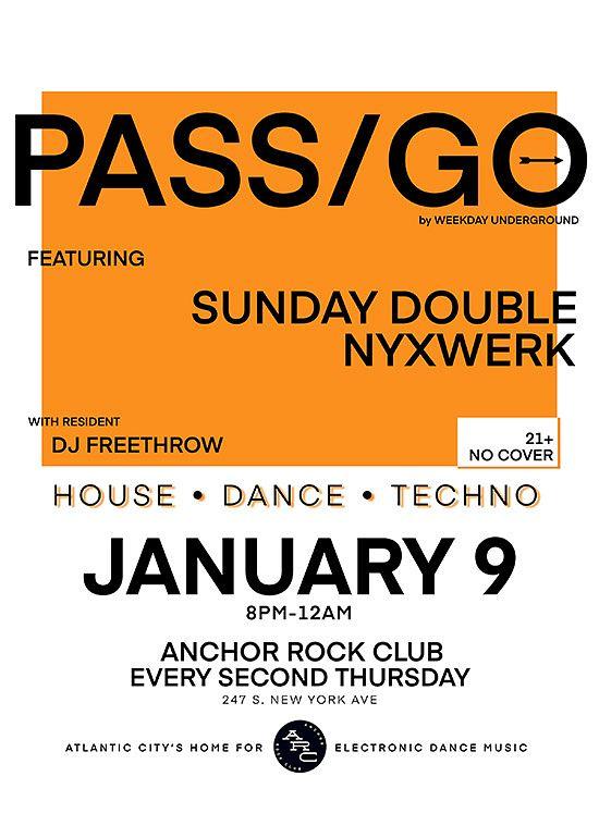 Pass/Go: House & Techno Night