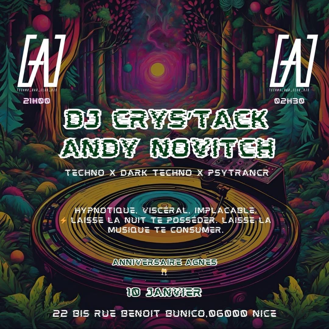 Dj Crys'Tack B2B Andy Novitch