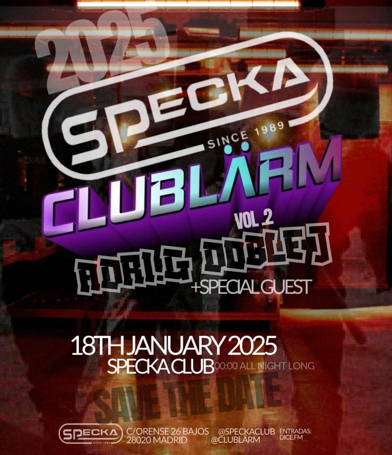 Clublärm #02 - Speckaclub